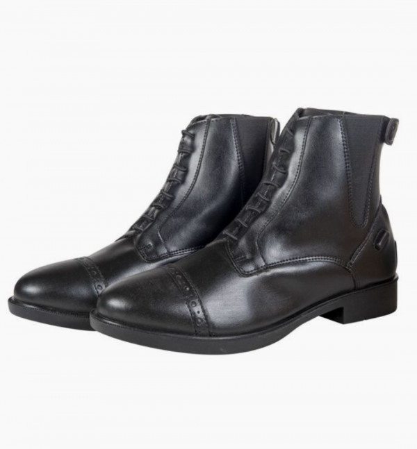 Boots en cuir synthétique -Sheffield- HKM Noires