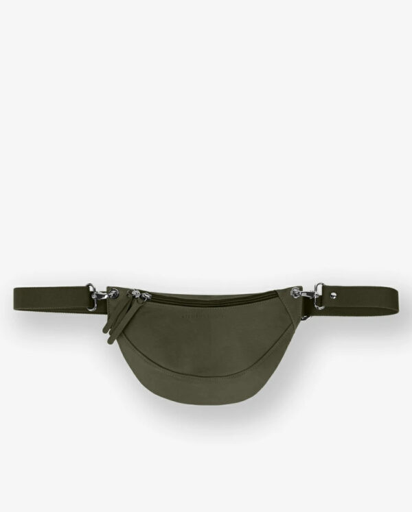 ATALANTE - MINI SAC BANANE - PORTÉ CROISÉ KAKI Ateliers Foures