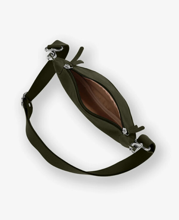 ATALANTE - MINI SAC BANANE - PORTÉ CROISÉ KAKI Ateliers Foures