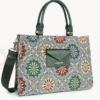 Mosaique Sac cabas main vert 518-027-VERT_MULTI