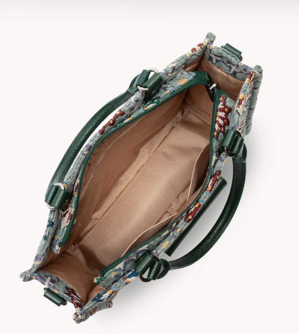 Mosaique Sac cabas main vert 518-027-VERT_MULTI