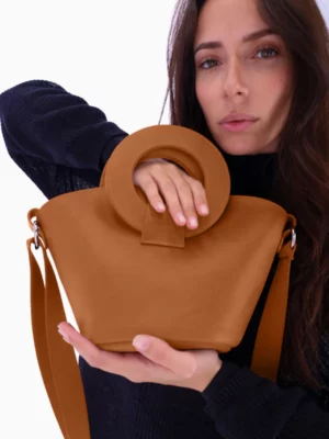 Sac à main Mini panier à poignées rondes Olympe 0104