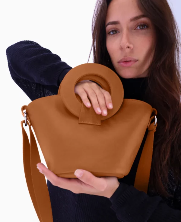 Sac à main Mini panier à poignées rondes Olympe 0104