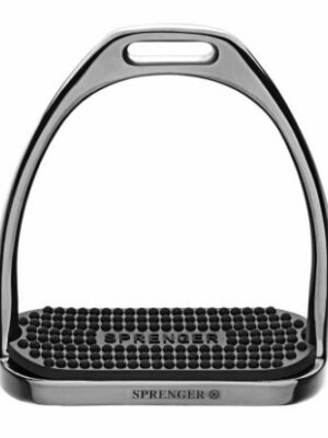 Etriers Sprenger Caoutchouc Anthracite Adulte