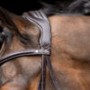 Bridon HV Polo Legacy Choco avec rênes - Full - 1201093500